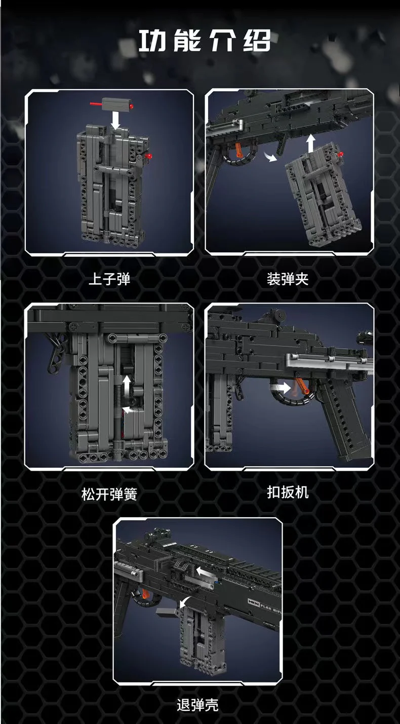 Mould King 14026S MK14 Battle Rifle Toygun - YWOBB