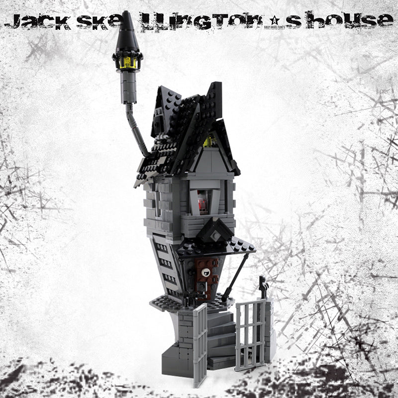 GOBRICKS MOC 18780 Jack Skellington's House - Nightmare Before Christmas - YWOBB