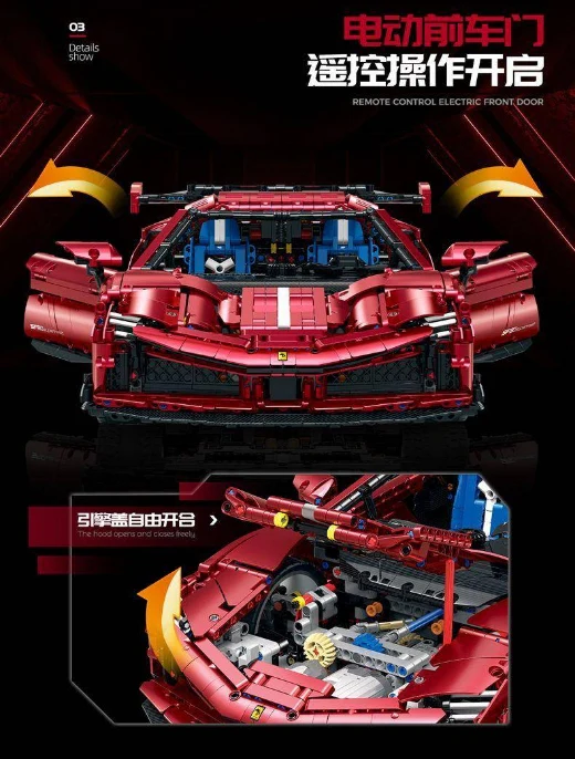 GULY 10623 1:8 Ferrari SF90 - YWOBB