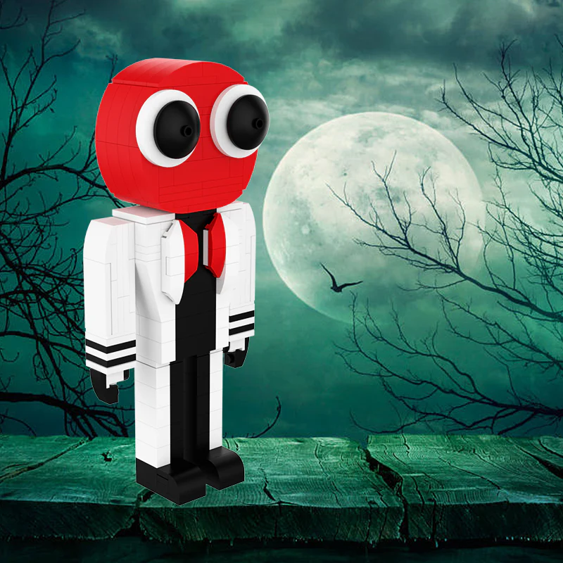 GOBRICKS MOC A0019 Rainbow Friends-Red - YWOBB