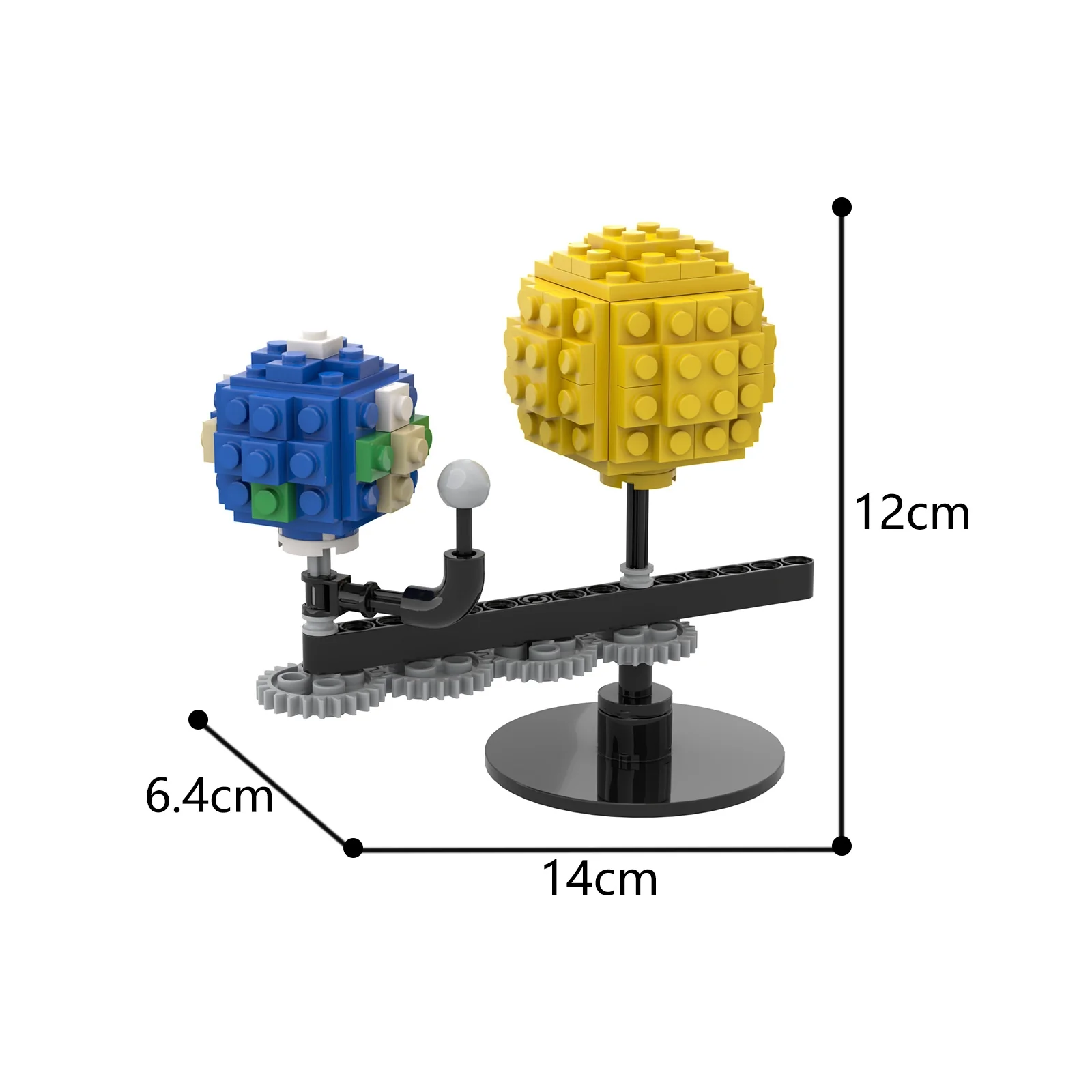 MOC C7054 Miniature Sun Earth - YWOBB