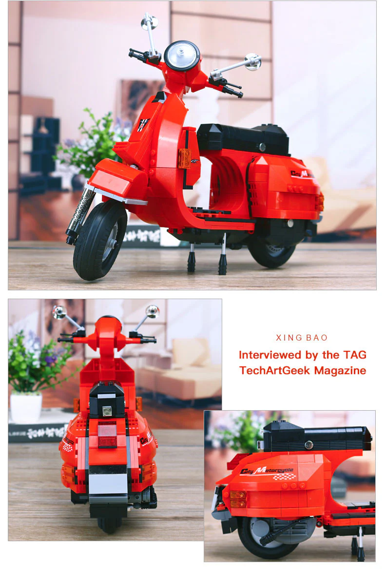 XINGBAO XB-03002 The Vespa P200 Moto - YWOBB