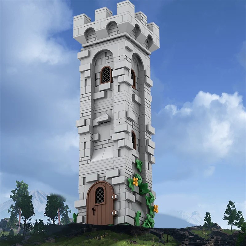 GOBRICKS MOC 134714 Lion Knight Watch Tower - YWOBB