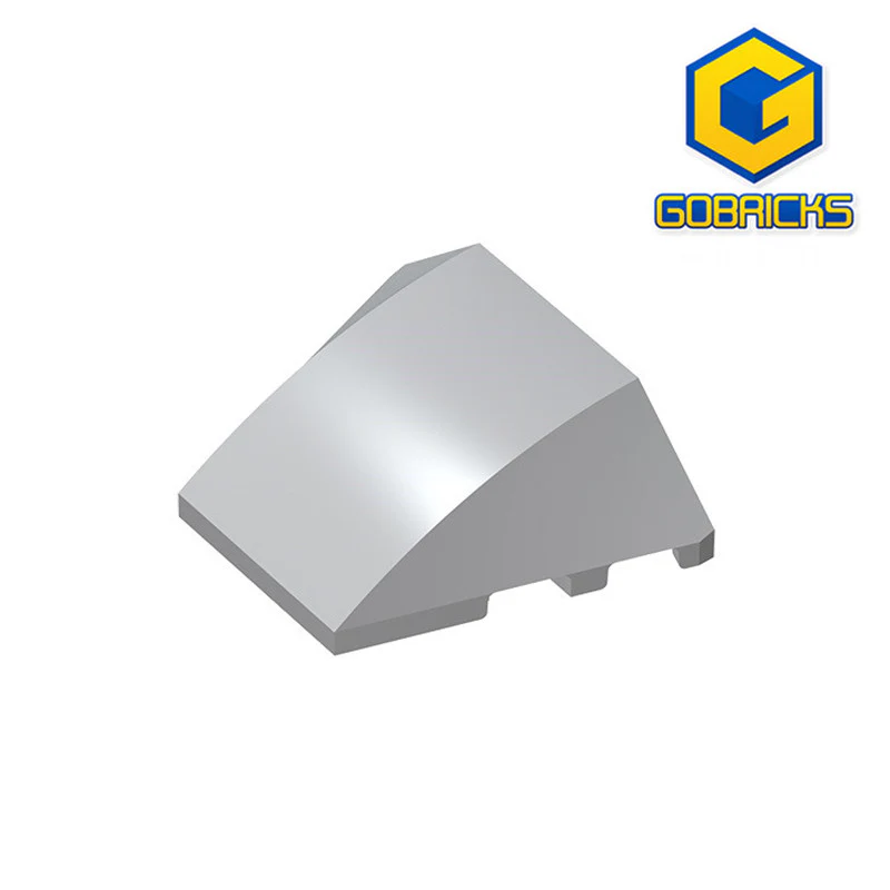 GOBRICKS GDS-762 Wedge 4 x 3 No Studs - YWOBB