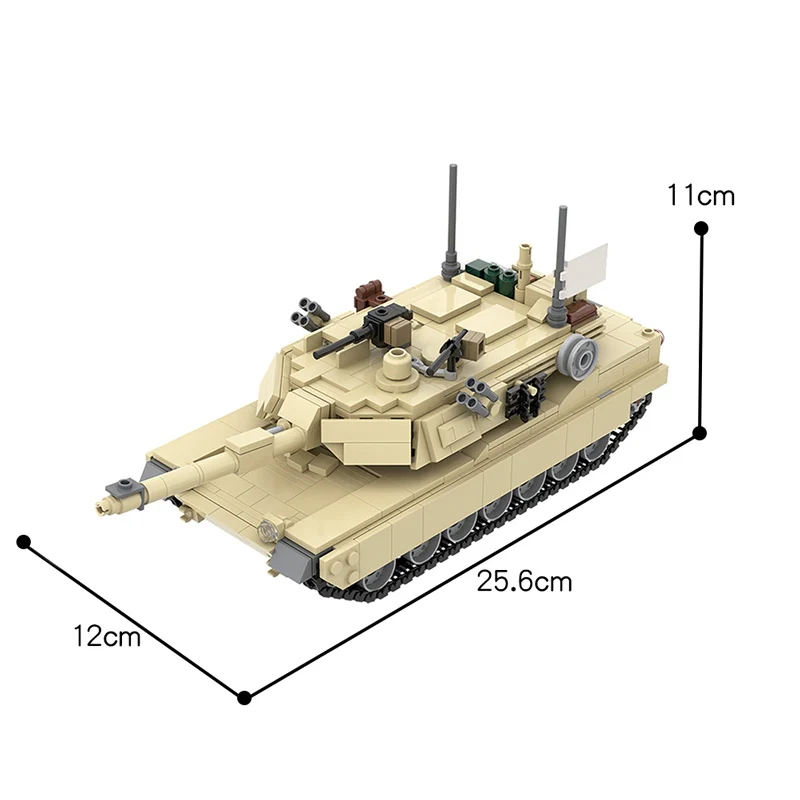 MOC 36237 M1A2 Abrams Tank W/ Interior - YWOBB