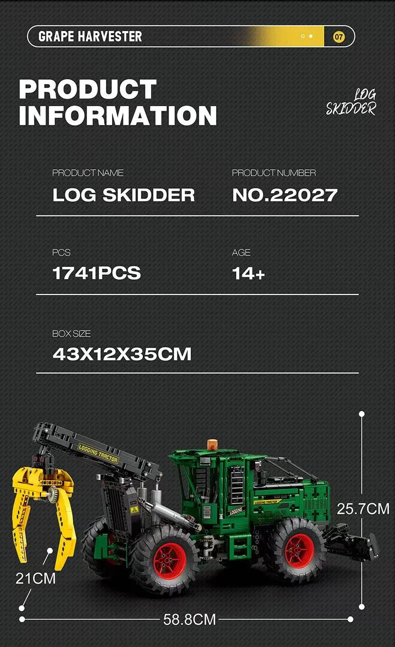 Reobrix 22027 Log Skidder - YWOBB