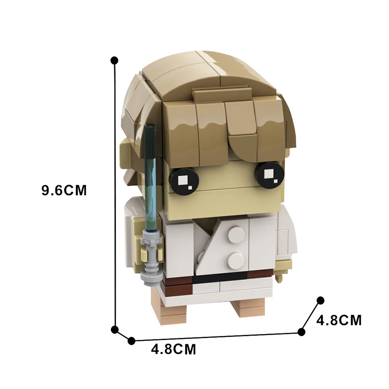 GOBRICKS MOC 138590 Luke Skywalker getting a lightsaber - YWOBB