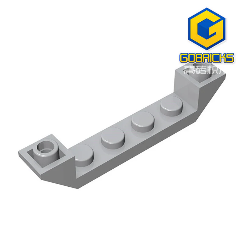 GOBRICKS GDS-686 Inverted 45 6 x 1 Double with 1 x 4 Cutout - YWOBB