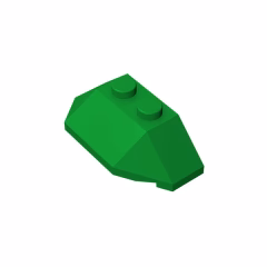 GOBRICKS GDS-756 Wedge 2 x 4 Triple - YWOBB