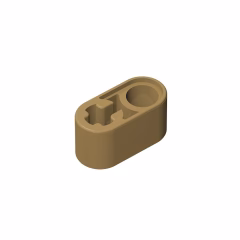 GOBRICKS GDS-669 Liftarm Thick 1 x 2 - Axle Hole - YWOBB