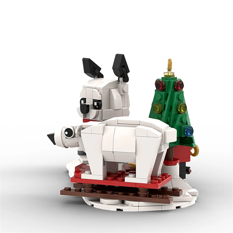 GOBRICKS MOC A1213 Christmas Sled - YWOBB