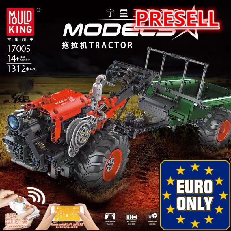 Mould King 17005 RC Tractor OVP EU Warehouse Version - YWOBB