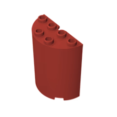 GOBRICKS GDS-1134 Cylinder Half 2 x 4 x 4 - YWOBB