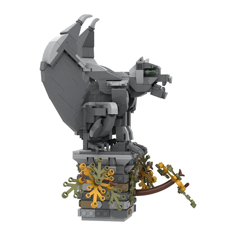 GOBRICKS MOC A1090 Mythical Creatures V: Gargoyle - YWOBB