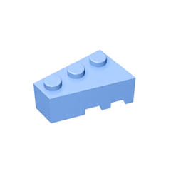 GOBRICKS GDS-594 Wedge 3 x 2 Left - YWOBB