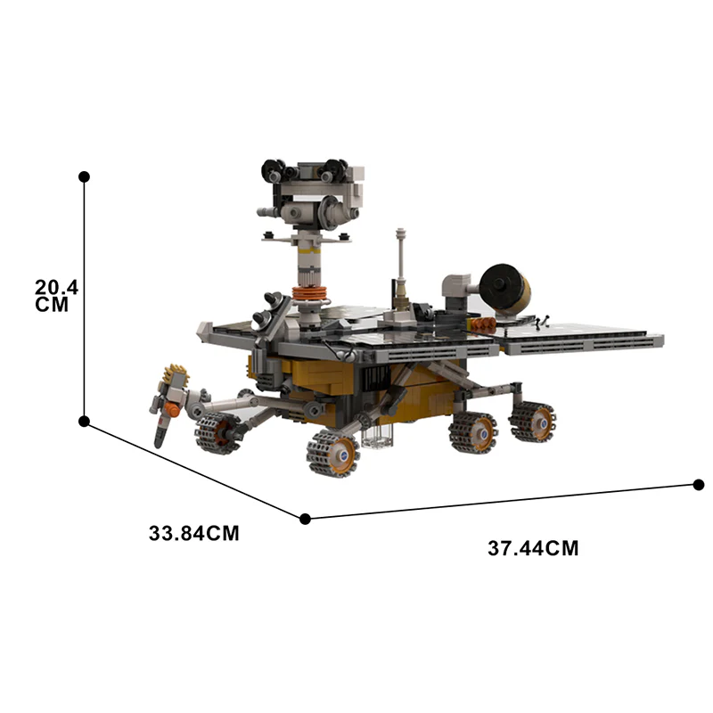 GOBRICKS MOC 80345 NASA Mars Exploration Rover Spirit Opportunity - YWOBB