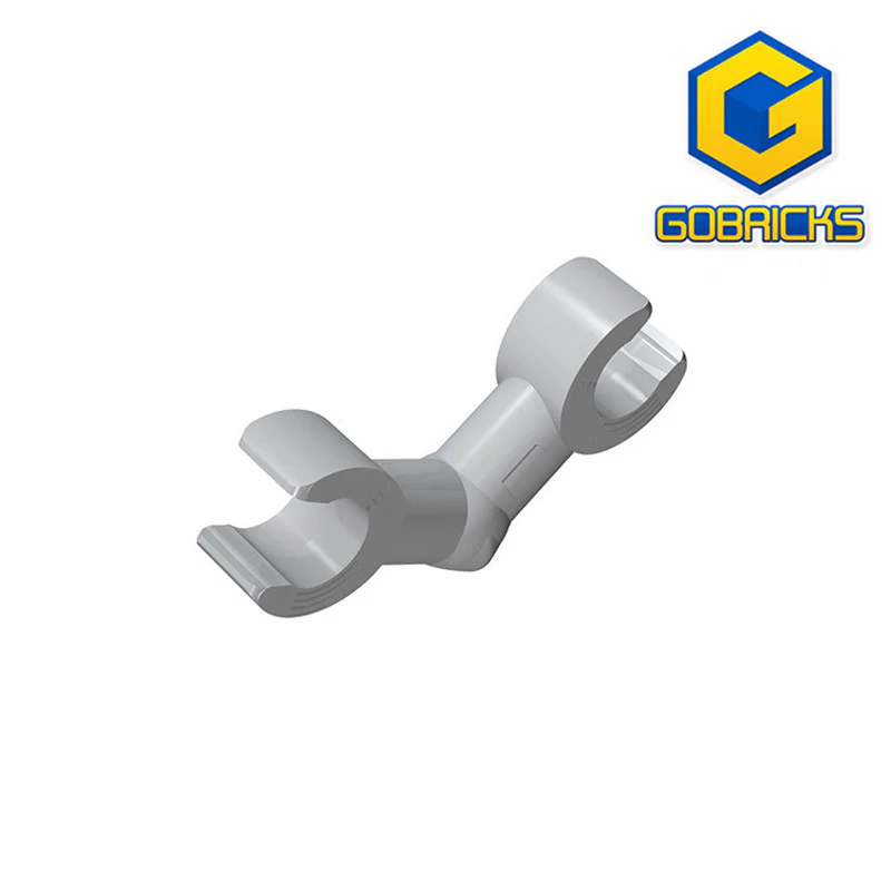 GOBRICKS GDS-1215 Arm Skeleton, Bent with Clips - YWOBB