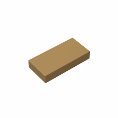 GOBRICKS GDS-566 Tile 1 x 2 - YWOBB