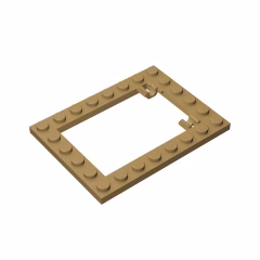 GOBRICKS GDS-845  Modified 6 x 8 Trap Door Frame Horizontal - YWOBB