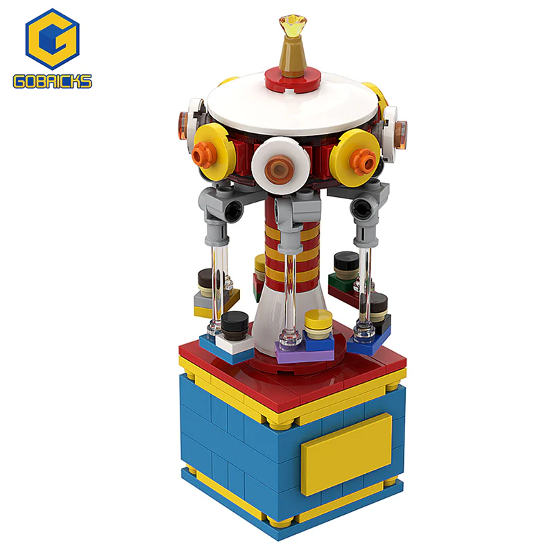 GOBRICKS MOC A0159 swivel flying chair - YWOBB