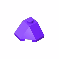 GOBRICKS GDS-802 Wedge 2 x 2 - YWOBB