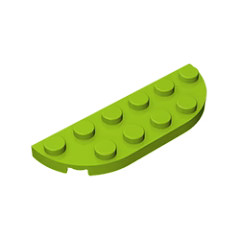 GOBRICKS GDS-899  Round Corner 2 x 6 Double - YWOBB