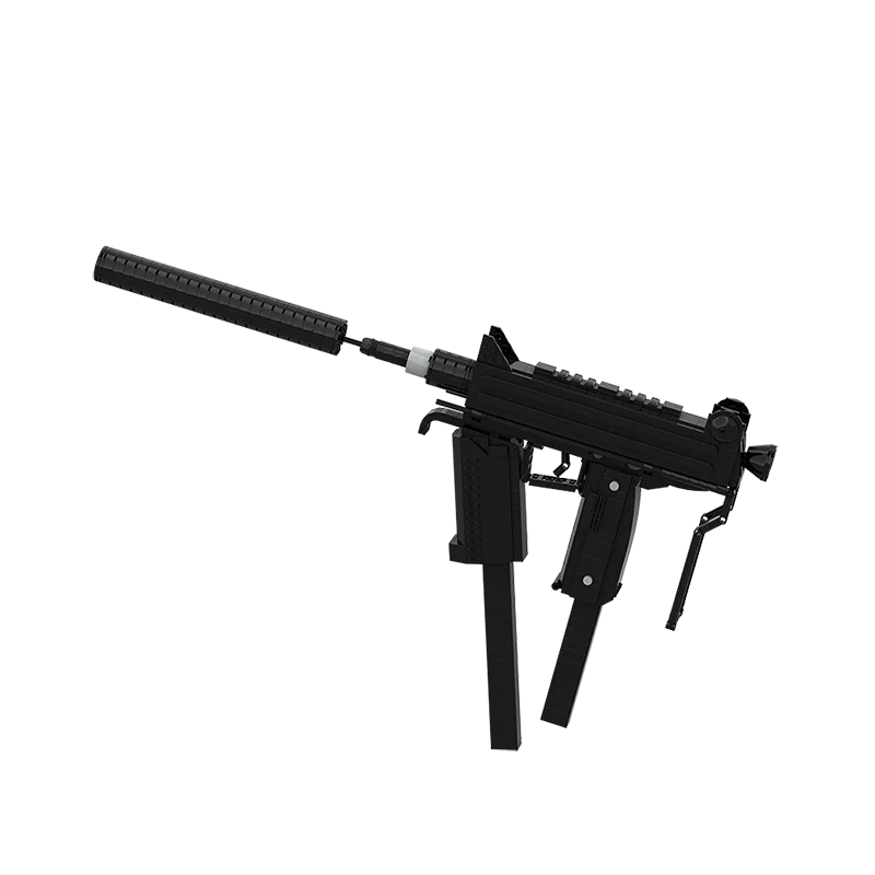 GOBRICKS MOC 142626 CBJ-MS Submachine gun - YWOBB