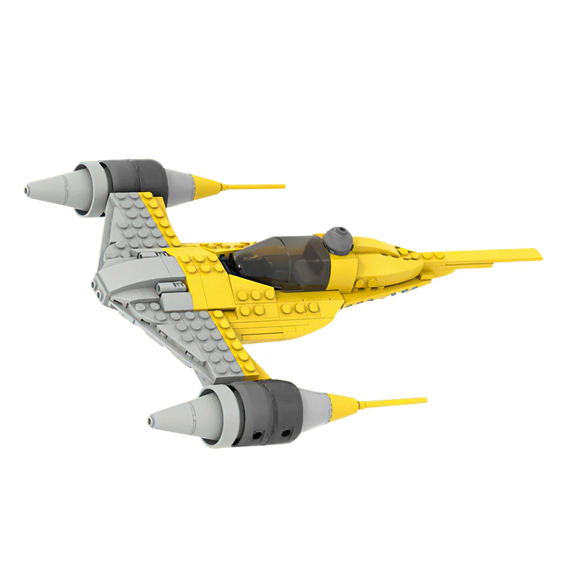 GOBRICKS MOC 110240 Midi Naboo N-1 Starfighter - YWOBB
