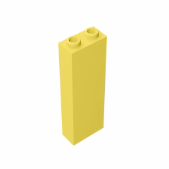 GOBRICKS GDS-740 Brick 1 x 2 x 5 - Blocked Open Studs or Hollow Studs - YWOBB