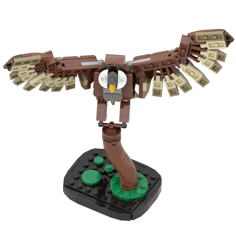 GOBRICKS MOC 175641 Tawny owl - YWOBB