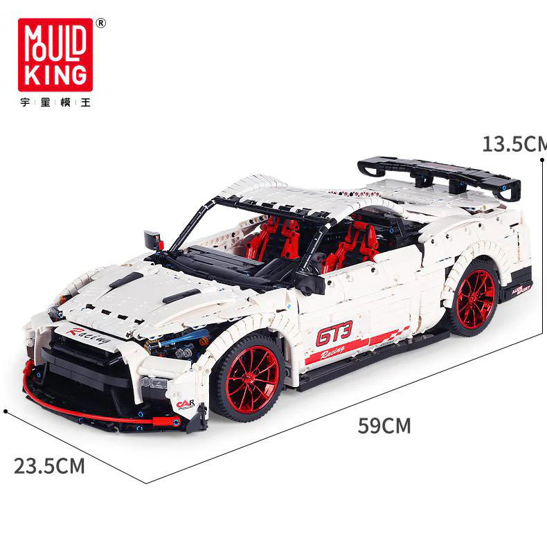 Mould King 13172 The Nismo Nissan GTR GT3 - YWOBB