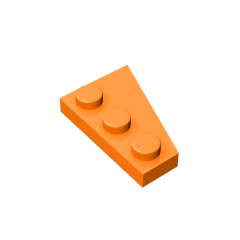 GOBRICKS GDS-546  Plate 3 x 2 Left - YWOBB
