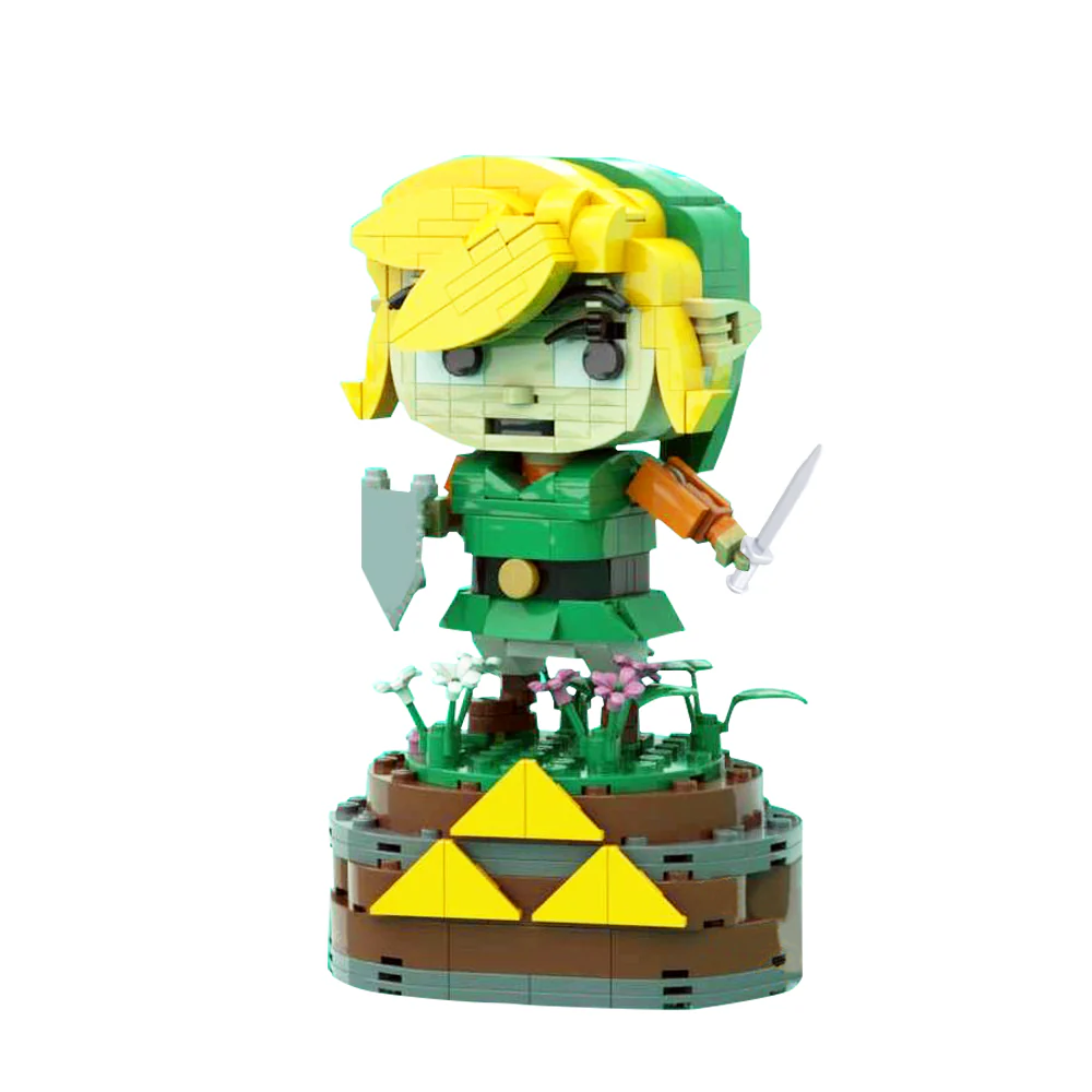 GOBRICKS MOC 136398 BrickPop Link -The Legend of Zelda - YWOBB