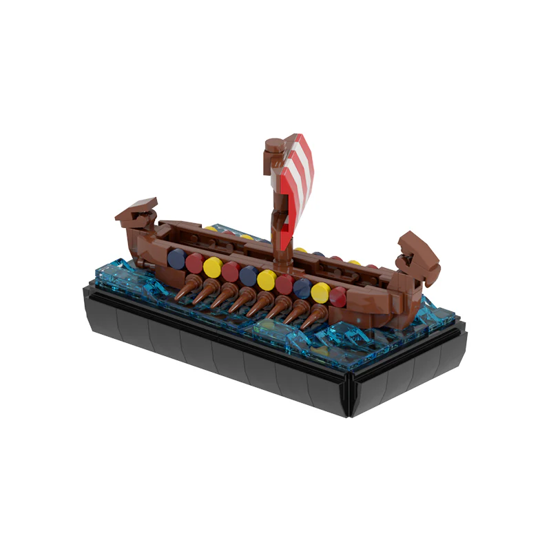 MOC C9157 Small Viking Ship - YWOBB