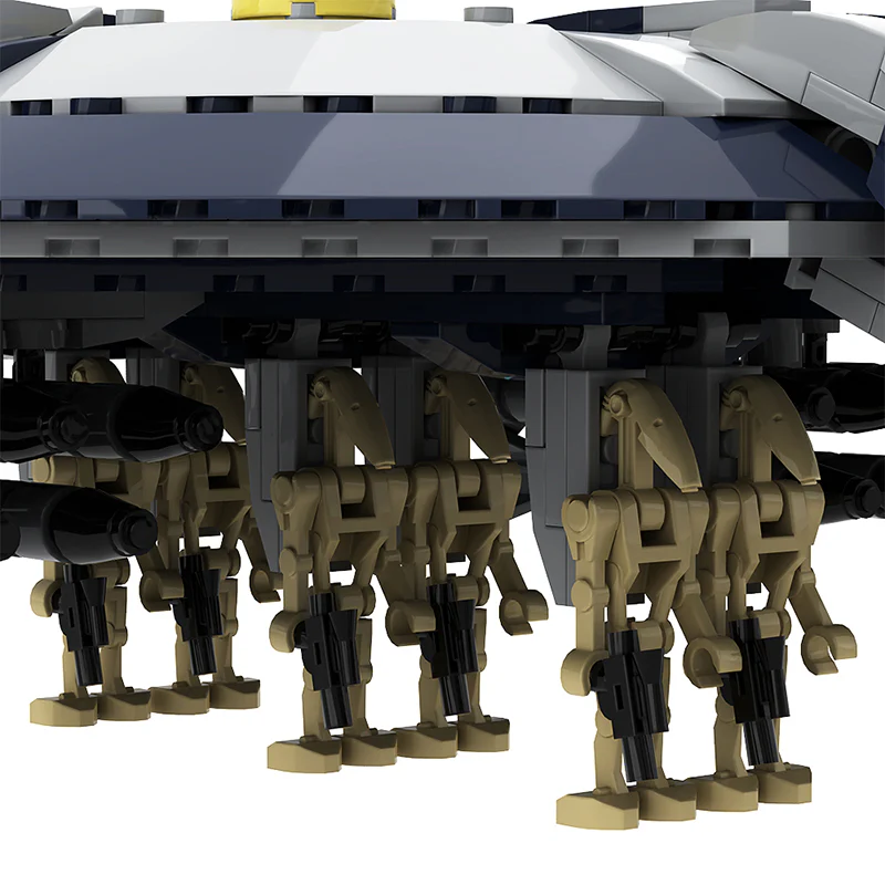 GOBRICKS MOC A0999 HMP droid gunship - YWOBB