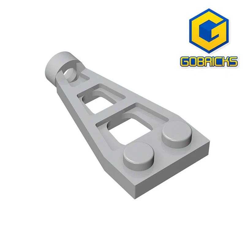 GOBRICKS GDS-1180 Modified 1 x 2 with Long Stud Receptacle - YWOBB