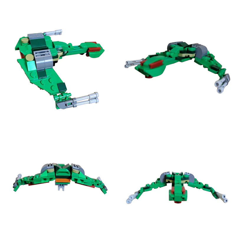 GOBRICKS MOC 39439 Mini Klingon Bird of Prey - YWOBB