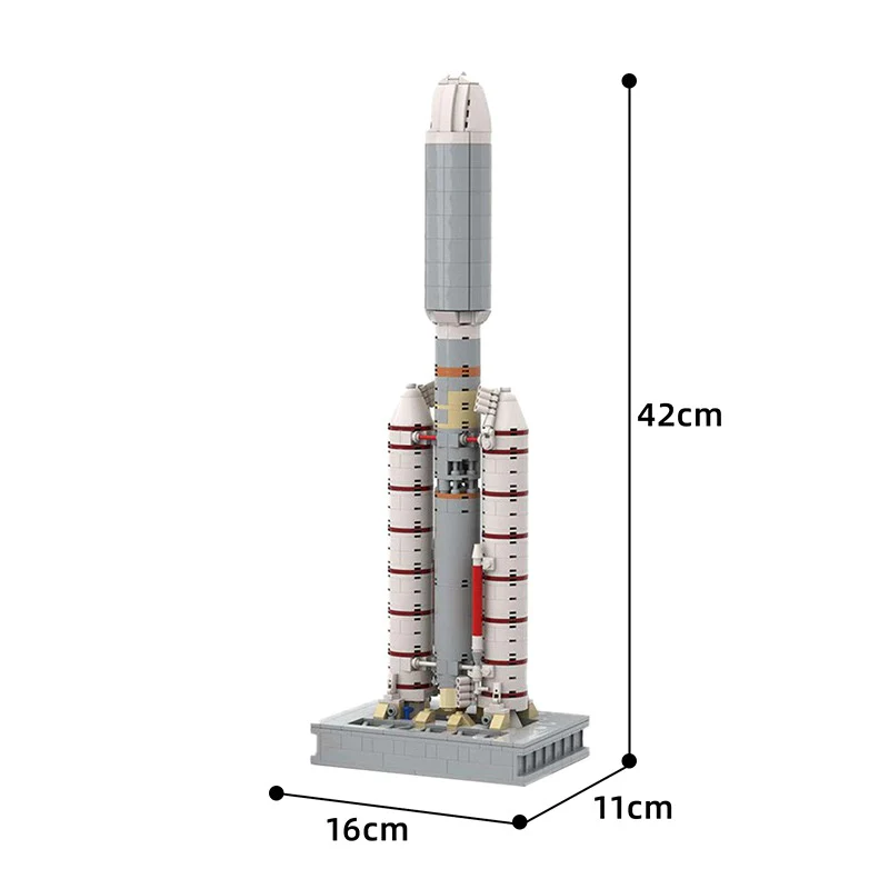 MOC 61281 Titan IIIE Centaur 1/110 Scale - YWOBB
