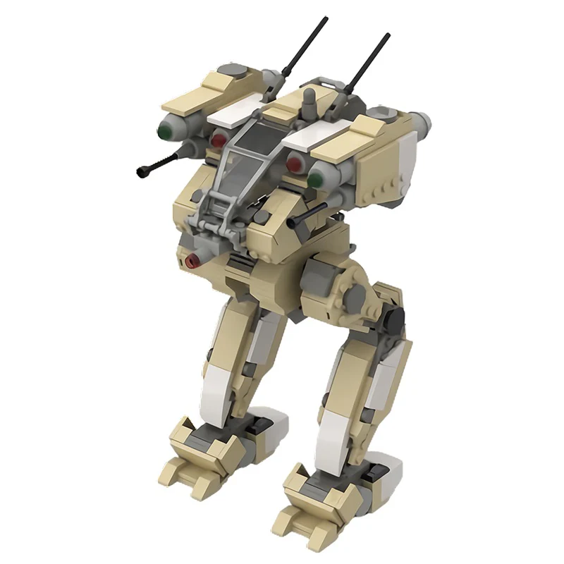 GOBRICKS MOC 171663 Flea Battlemech (desert camo) - YWOBB