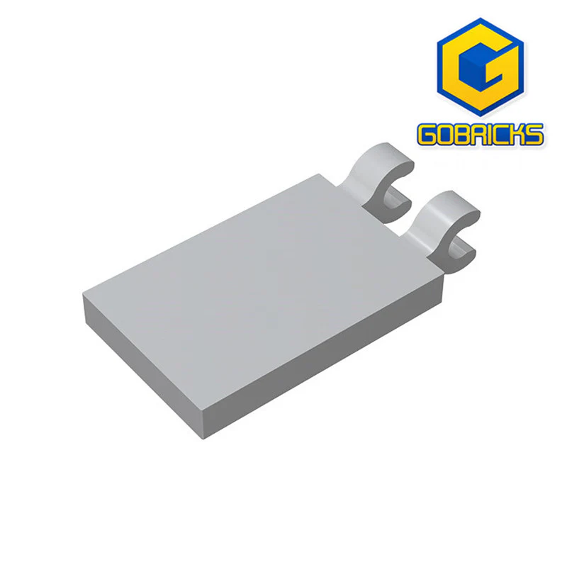 GOBRICKS GDS-896  Modified 2 x 3 with 2 Clips - YWOBB