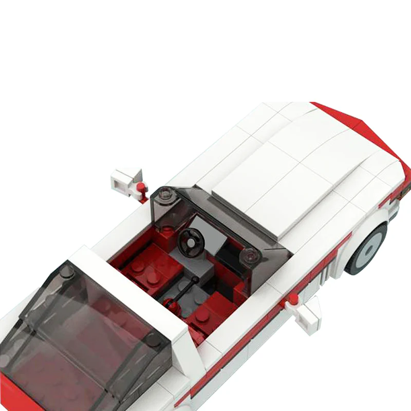 GOBRICKS MOC 67749 The A-Team Chevrolet Corvette C4 - YWOBB