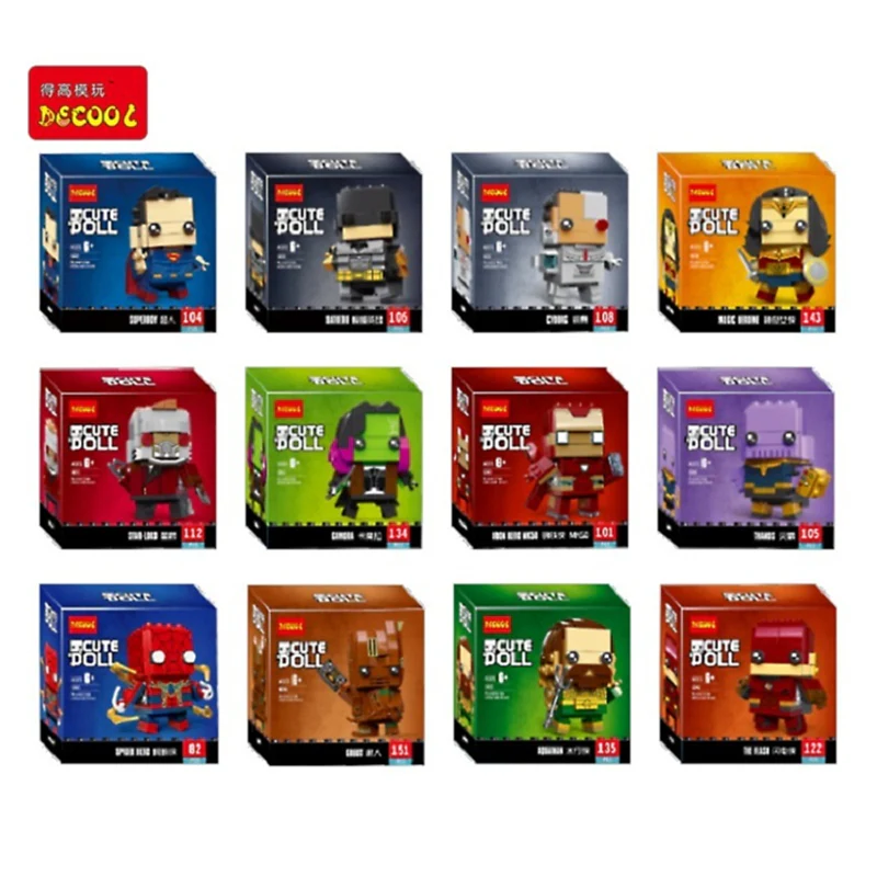 DECOOL 6835-6846 Super Heros - YWOBB