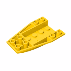 GOBRICKS GDS-1126 Wedge 6 x 4 Triple Inverted Curved - YWOBB