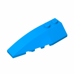 GOBRICKS GDS-744 Wedge 6 x 2 Left - YWOBB