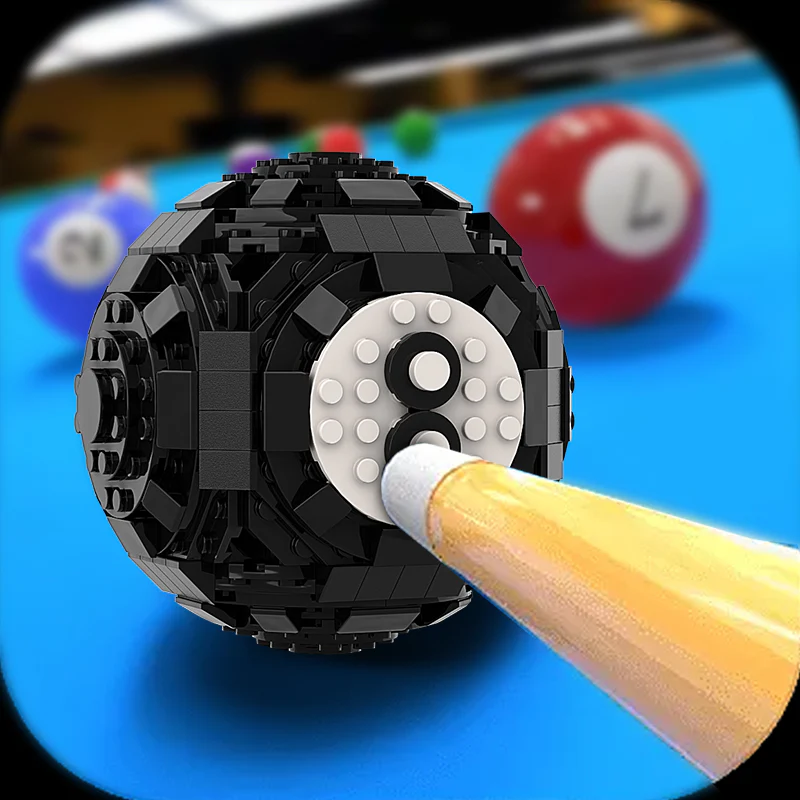 GOBRICKS MOC 53306 8Ball - YWOBB