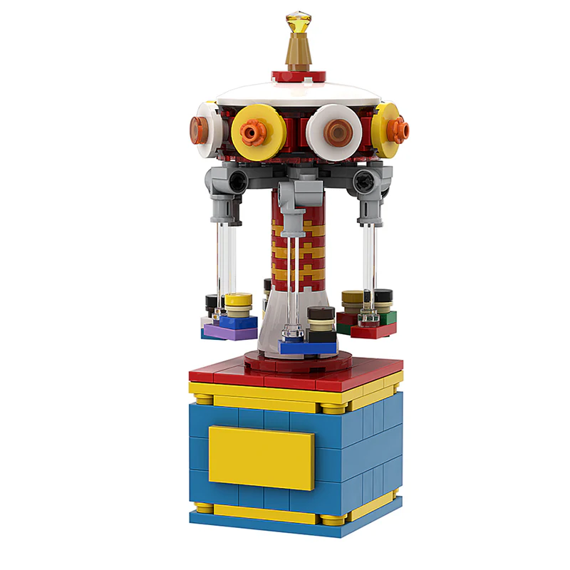 GOBRICKS MOC A0159 swivel flying chair - YWOBB