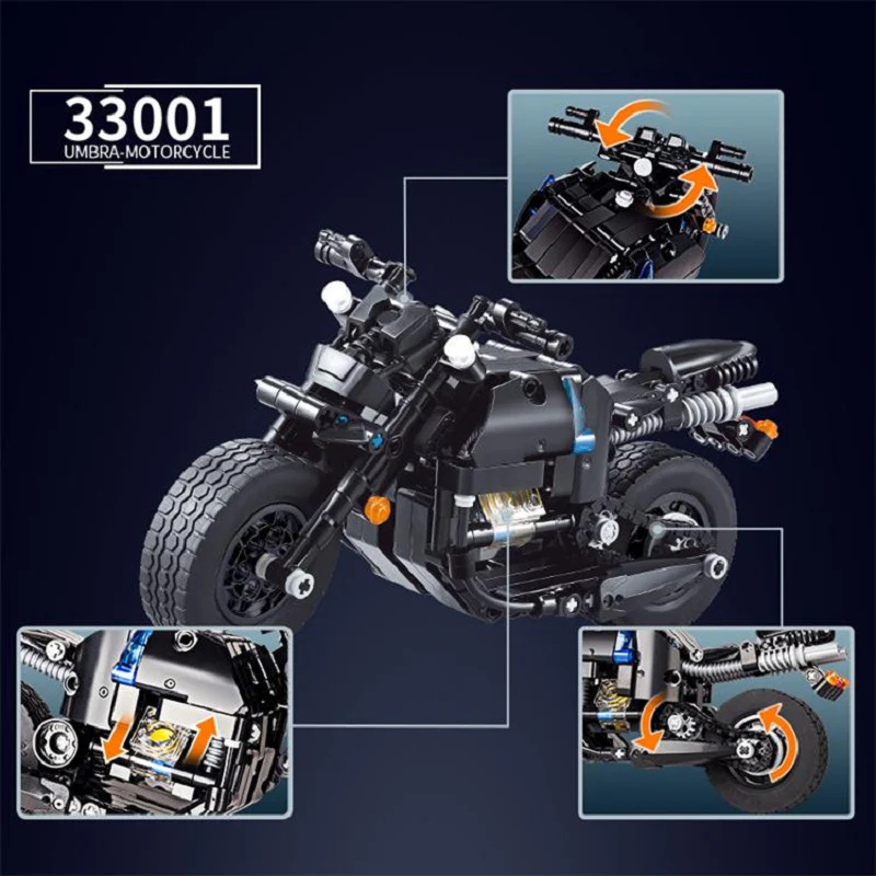 DECOOL 33001 UMBRA Motorcycle - YWOBB