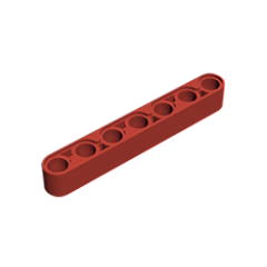 GOBRICKS GDS-665 Liftarm Thick 1 x 7 - YWOBB