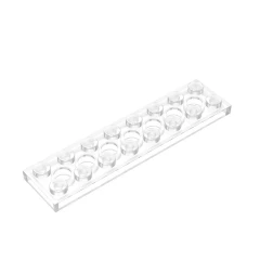 GOBRICKS GDS-699  Plate 2 x 8 with 7 Holes - YWOBB