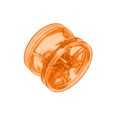 GOBRICKS GDS-1231 Wheel 30.4mm D. x 20mm with No Pin Holes and Reinforced Rim - YWOBB